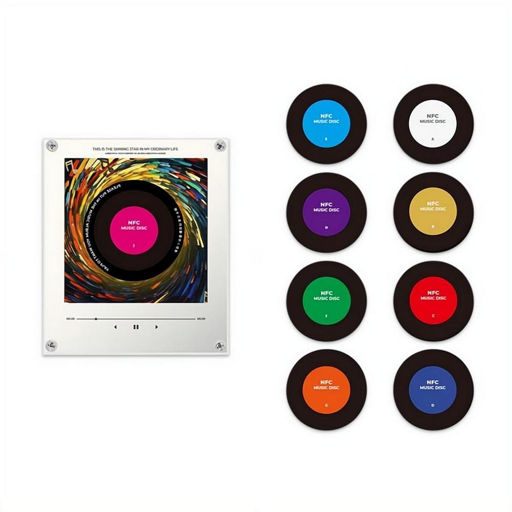 Music Song Audio - NFC Musik-Induktions-Automatischer Gesangs-Magnetischer Kühlschrankaufkleber, Kreativer Audio-Musikplayer