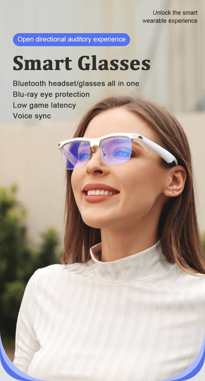 Audio Music Ai - 2026 Neue Intelligente Audio-Brille | Bluetooth-Anrufe