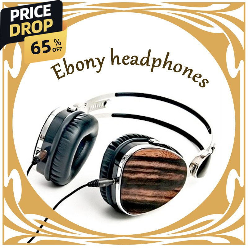 Audio Music Game - ESMOOTH ES-660 High-Fidelity True Wood Musik-Over-Ear-Kopfhörer