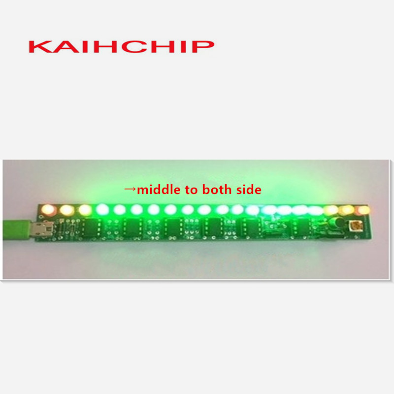Audio Music Production - KHXC 1 Set USB Sprachaktiviertes Audio-Spektrum-Licht