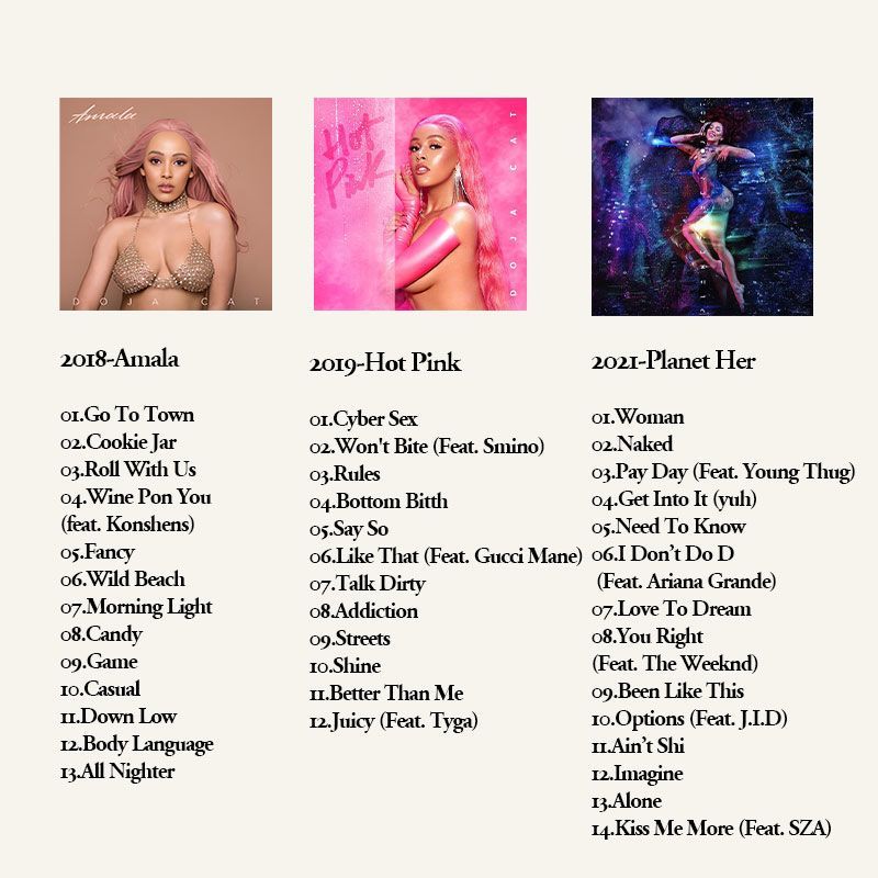 Doja Cat 6CD Musikalbum-Sammlu – Audio Music New Bewertung und Preis