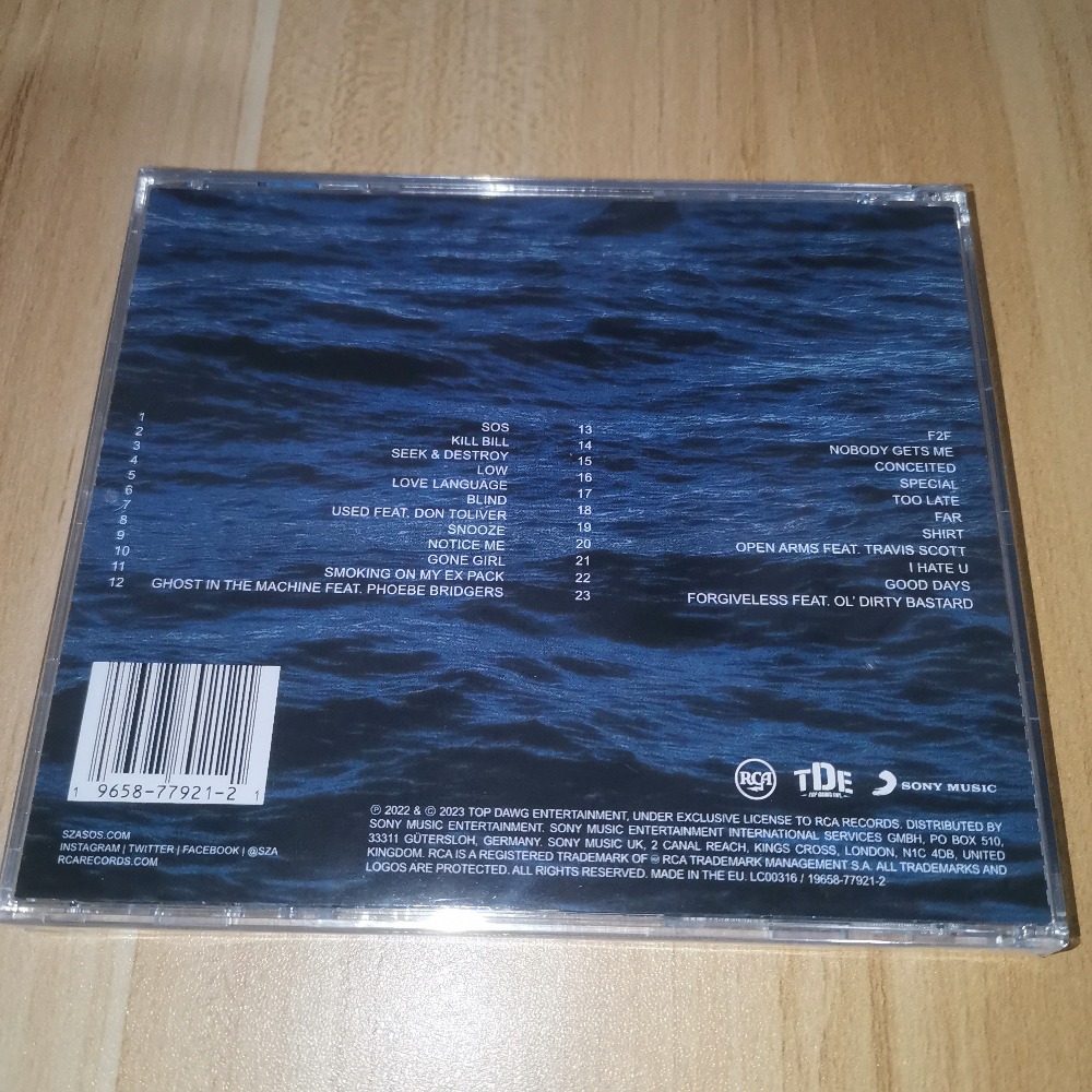 SZA SOS CD R&B Pop Soul Musika – Music Song Audio Bewertung und Preis