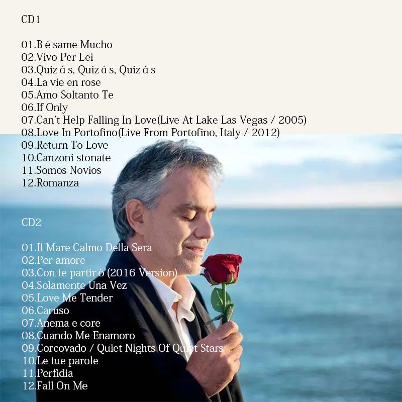 Andrea Bocelli My Love Songs C – Music Song Audio Bewertung und Preis