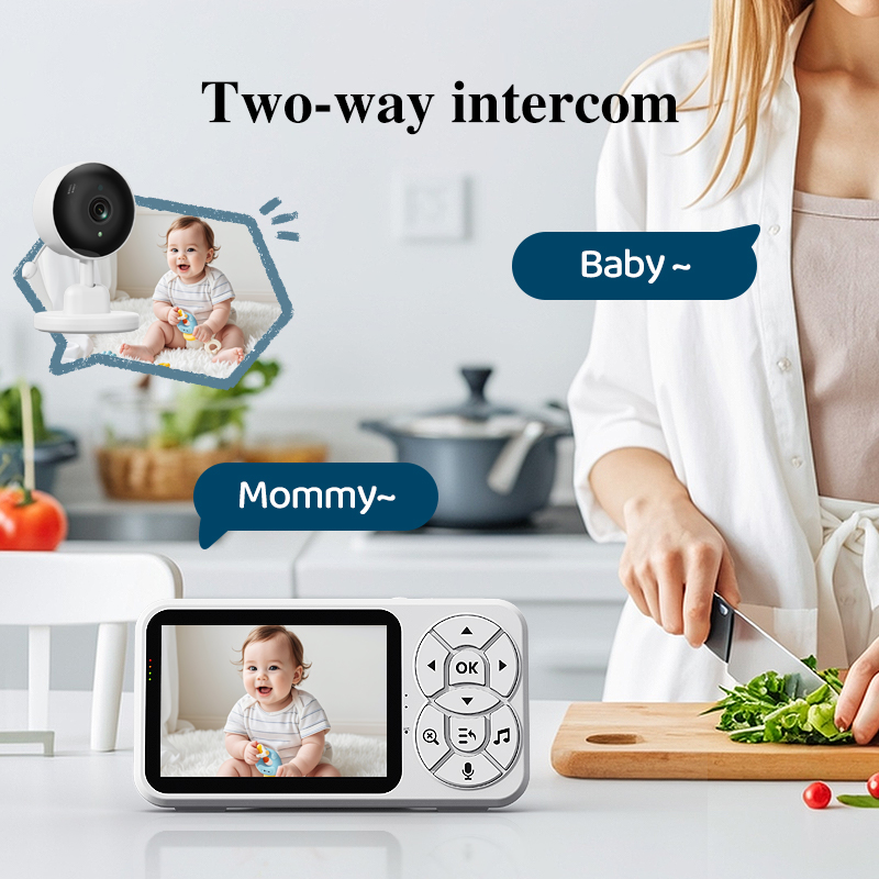 Danmini 3,5-Zoll-Babyphone, Fa – Audio Detect Music Bewertung und Preis