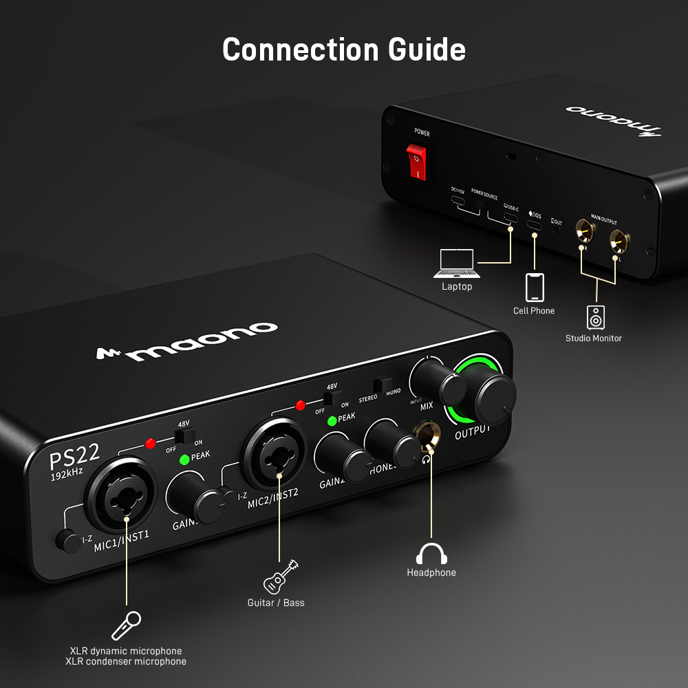 MAONO PS22 Professionelle Audi – Audio Music Production Bewertung und Preis