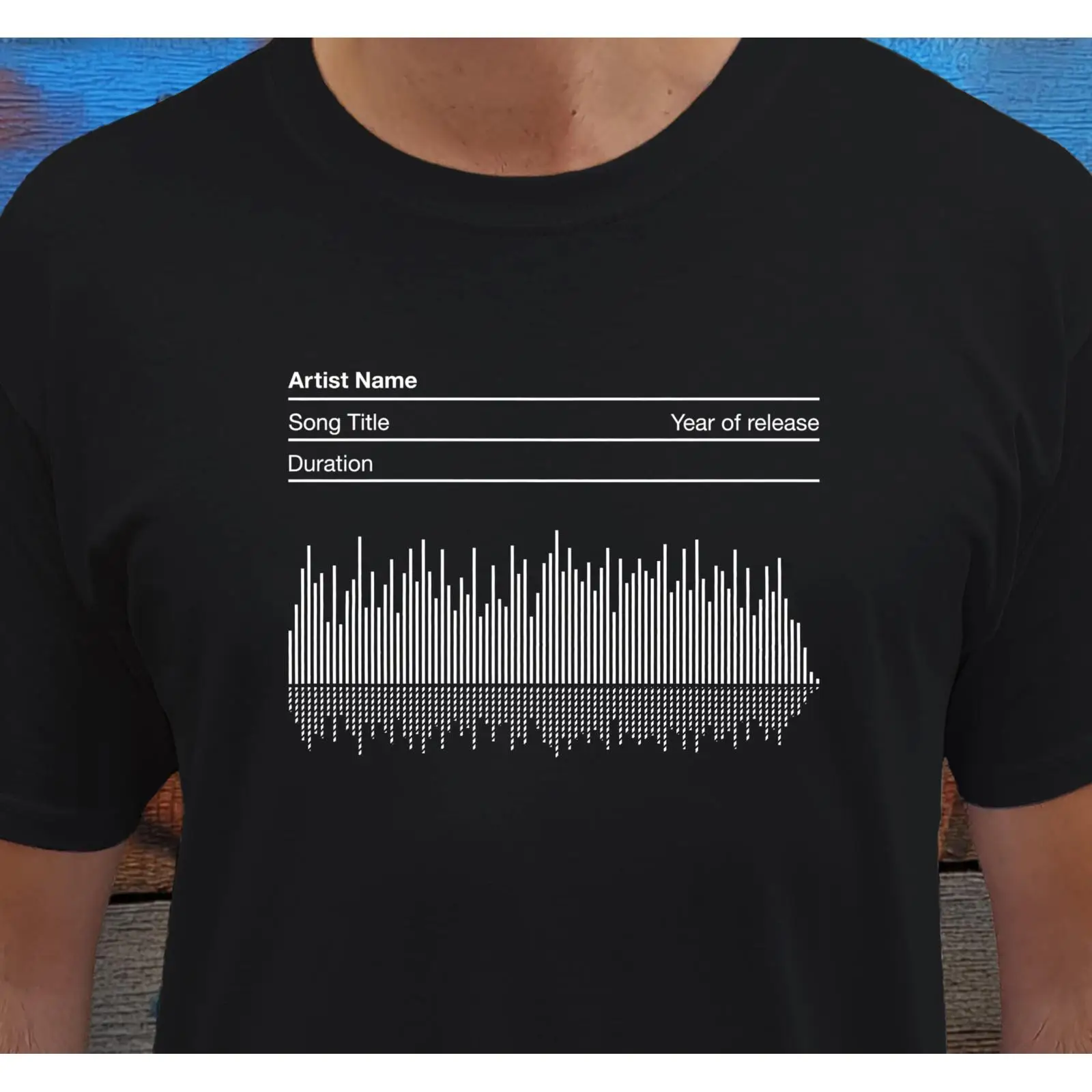 Personalisiertes Soundwave-T-S – Music Song Audio Bewertung und Preis