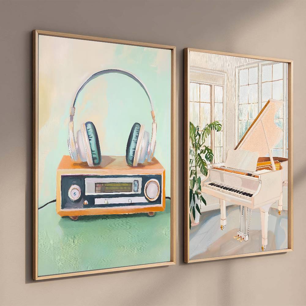 Vintage Audio-Papierposter Han – Audio Music Wallpaper Bewertung und Preis